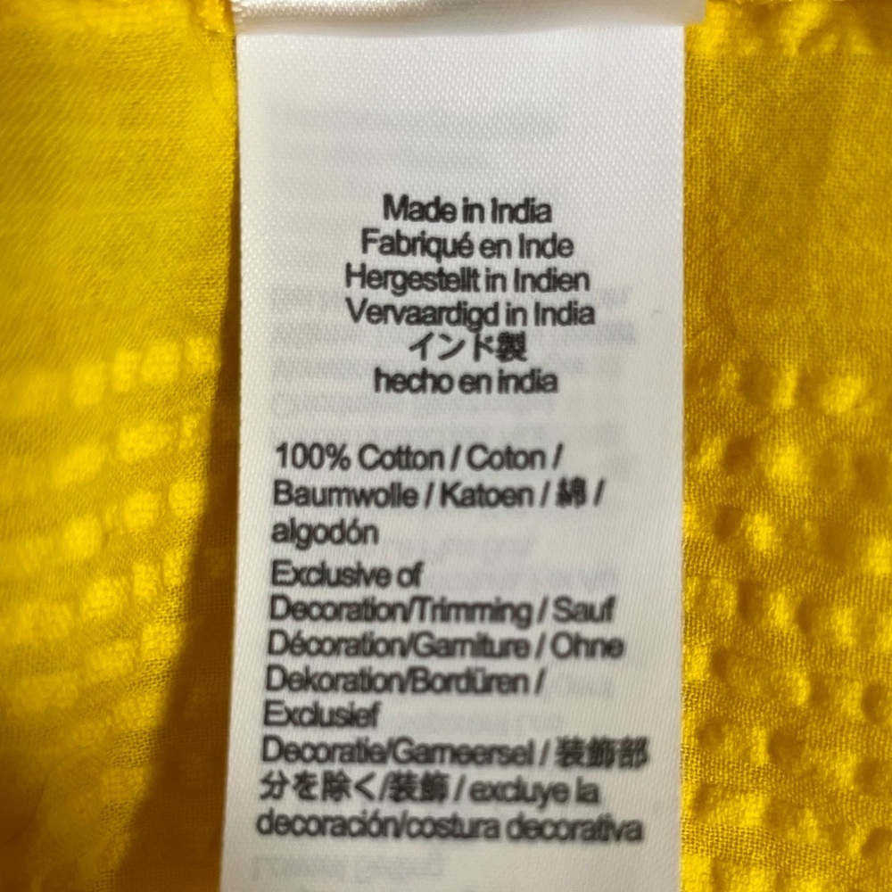 J. Crew Bright Yellow Ruffle V-Neck Blouse - Picture 11 of 11